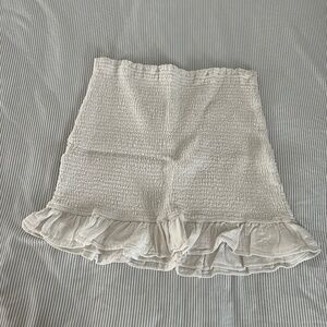 A&F white skirt